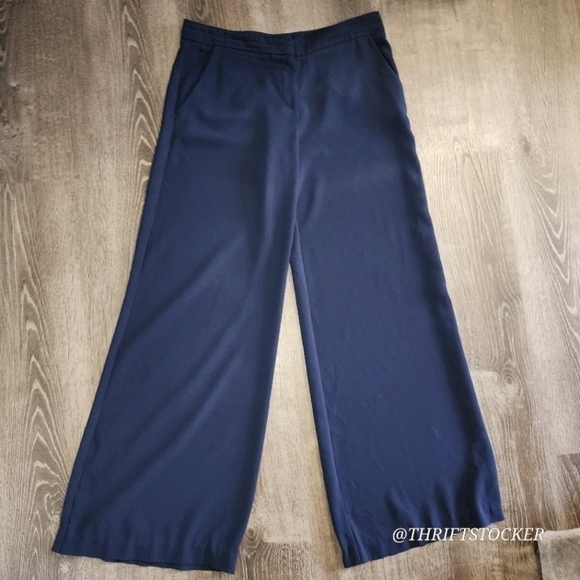 Trina Turk Pants - Trina Turk navy blue wide leg pants